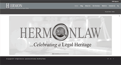 Desktop Screenshot of hermonlaw.com