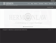 Tablet Screenshot of hermonlaw.com